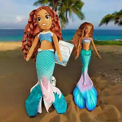 Disney Little Mermaid Live Action Ariel Plush Doll And Fashion Doll  • $26