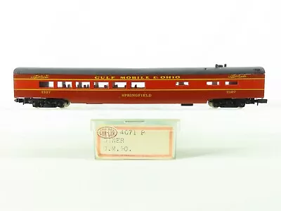 N Scale Con-Cor 4071P GM&O Gulf Mobile & Ohio 'Alton Route' Diner Passenger 2107 • $24.95