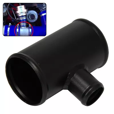 2.75  Blow Off Valve Adapter Aluminum T-Pipe Shape Tube For 35mm ID BOV Black • $16.62