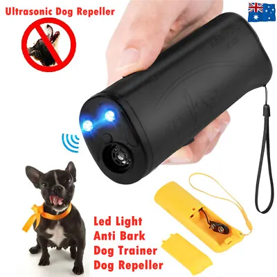Anti Bark Device Ultrasonic Dog Barking Control Stop Repeller Trainer Train Tool • $10.99