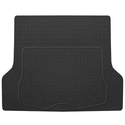 Large Trunk Cargo Floor Mat For Car SUV Truck Auto All Weather Black Heavy Duty • $36.99