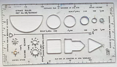 Vintage Raf Aircraft Navigation Strike Ruler 6b/6379347 • £9.99