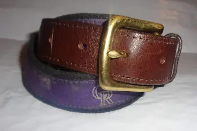 Vineyard Vines Leather And Fabric Belt Size 36 • $11.50