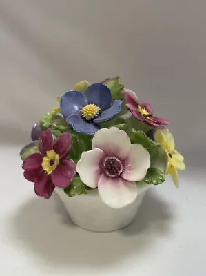 $14.99 • Buy Aynsley Vintage English Fine Bone China Flowers Pot Floral Hand Painted England