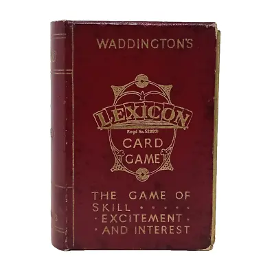 Vintage Lexicon Card Game 1933 Waddingtons Complete VGC • £22