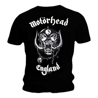 Motorhead T Shirt England Official Mens Black Tee Everything Louder Lemmy NEW • $10.10