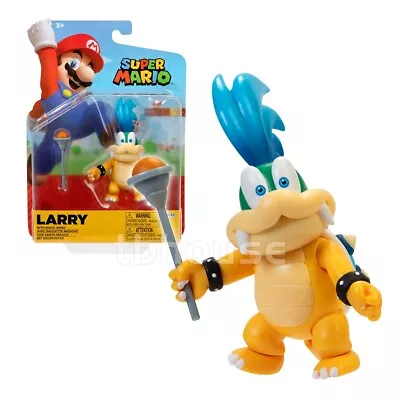 4  LARRY KOOPA Figure SUPER MARIO Action WORLD OF NINTENDO Toy JAKKS PACIFIC • $18.60