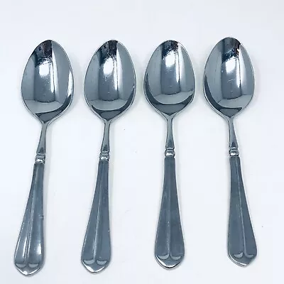 Mikasa French Countryside Stainless Set Of 4 Oval Soup Spoons Flatware 7 1/4  • $21.88