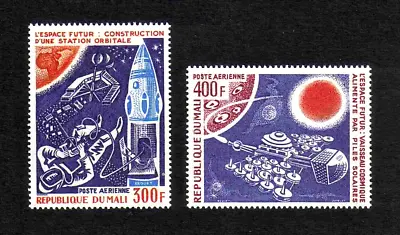 Mali 1976  The Future In Space  Complete Set 2 Values (SG 532-533) MNH • $2.02