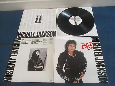 Michael Jackson Bad Original 1987 Epic Records Vinyl Lp  Gatefold Sleeve Incert • $14.94