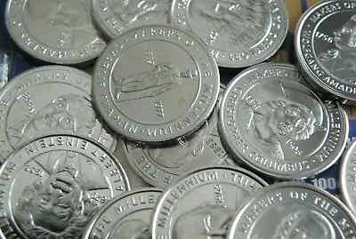 MAKERS OF THE MILLENNIUM - COLLECTORS MEDAL TOKENS - SAINSBURY - Pick Your Own ! • £1.25