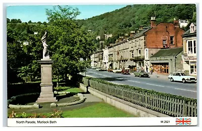 Postcard North Parade Matlock Bath Derbyshire • £2.75