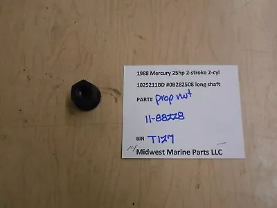 11-88228 Mercury 1988 25hp 0B282508 Outboard Prop Nut T127 • $14