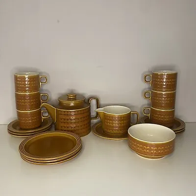 £79.99 • Buy Retro Vintage Hornsea Saffron Tableware Set Cup Tea Pot Bowl FREE POSTAGE BUNDLE