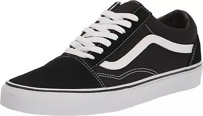 Vans Mens Old Skool Classic Shoes Color Black White Size 5.5 • $90