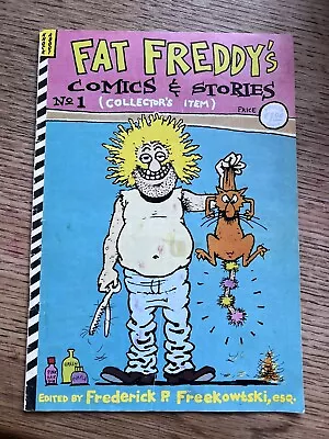 Fat Freddy’s Cat Comics & Stories Issue No 1 1983 (knockabout) Adult • £5