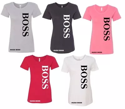 Hugo Boss Womens T-shirt-logo Graphic Short Sleevem-l-xl • $19.75