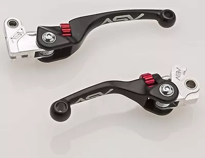 ASV F4 Brake & Clutch Lever Set Black KTM 250 SX 300 SX 400 SX 1998-2008 • $175