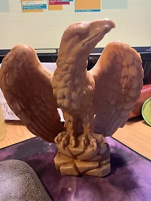 Large Vintage Resin Eagle Ornament • £3