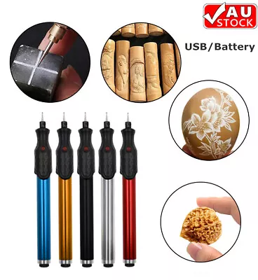 Tool Ceramic Metal Wood Engraving Pen Glass Electric Micro Engraver Diamond USB • $19.95