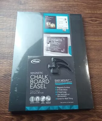 Easy Mount Magnetic Chalkboard Easel W/ Legs 11 X15.5  Hardware Horizontal/Verti • $25