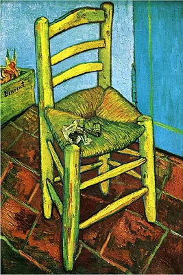 Artist Vincent Van Gogh Fine Art Poster Print Of Painting The Yellow Chair • $9.99