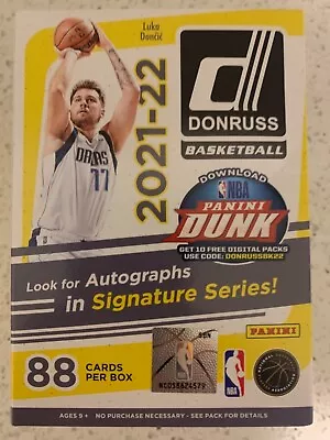 2021-22 NBA Basketball Pack From Panini Donruss Blaster Box Autographs!!! Invest • $4.99