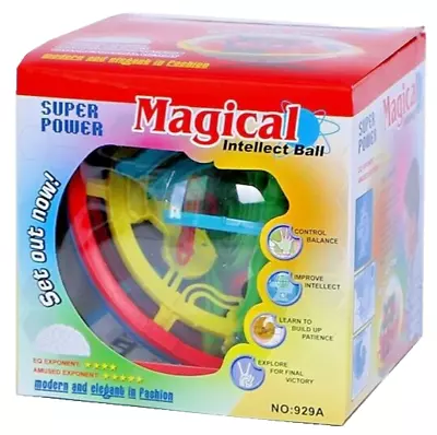 Magic Intellect Ball Balance Maze Puzzle Toy - 100 Barriers • $11.99