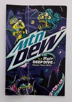 Mtn Dew Baja Blast Deep Dive Mystery Flavor Collectors Card Has A Bend / Crease • $4.99