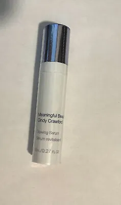 New SEALED Meaningful Beauty GLOWING SERUM Cindy Crawford TRAVEL SIZE .27oz /8ml • $14.99