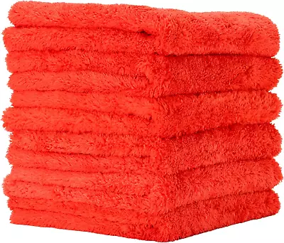 Microfiber Towel | Plush Red Microfiber Towel For Detail • $27.26