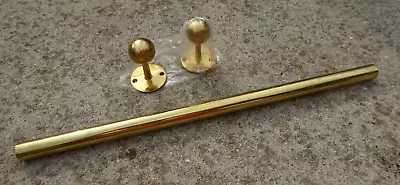 Vintage Brass Towel Bar Vintage Victorian Bath Kitchen NOS • $119.99