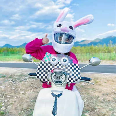 Motorcycle Cover Motorbike Funny Heeds Crazy Calu Helmet Covers Rabbit Helmet⊌ • $25.39