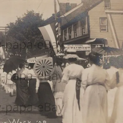£136.28 • Buy 1908 RPPC Vincent Restaurant Old Home Week Parade Berlin Pennsylvania Postcard
