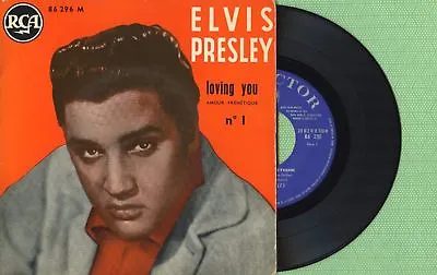 ELVIS PRESLEY / Loving You Amour Frenetique RCA 86.296 Press France 1964 EP VG+ • $75