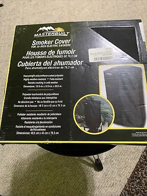 MASTERBUILT 30 Inch Electric Smoker Weather Resistant Cover BLACK NEW! • $30