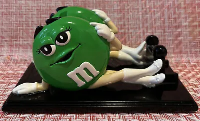 M&M’s World Green Tape Dispenser Desk Accessory RARE Collectible Mars 2005 • $41.95