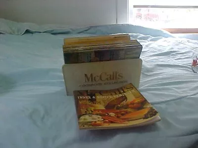 15 Mccall's Cookbooks Plus Plastic Mccall's Holder 1978 • $14.99