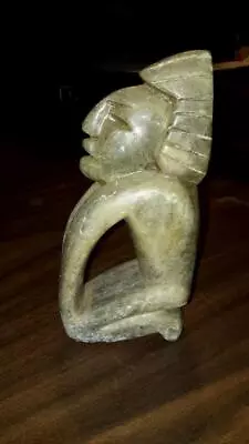 Aztec Mayan South American Stone Carved Statue Sculpture • $50.99