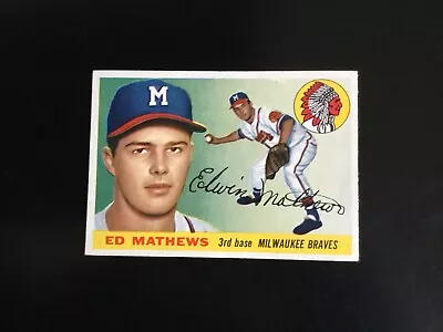 1955 Topps 155 Ed Mathews EX-EM • $159