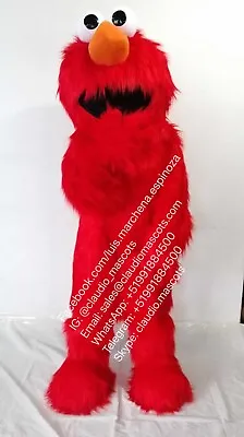 Elmo Mascot Costume Mascotte Cosplay Botarga Halloween Claudio MASCOTS • $289.99