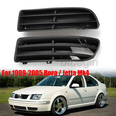 LH+RH Front Lower Side Grill Bumper Insert Grille For VW Jetta Bora MK4 1999-04 • $19.99