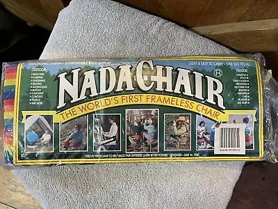 Nada Chair Comfortable Back Support Frameless Chair Ergonomic Random Color NIB • $19.99