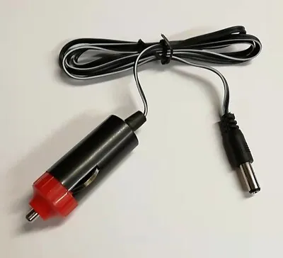 12v Car Cigarette Lighter Plug DC Power Male Lead Cable With 5.5mm*2.1mm Tip • £3.75