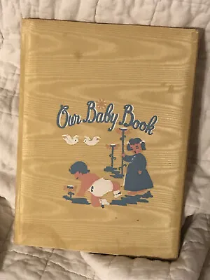 Vintage UNUSED Baby Book Designed By Marion Raider • $15