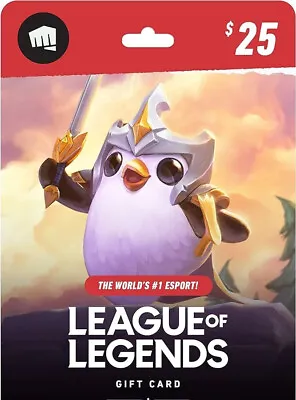 League Of Legends - Riot Points Card 25 EUR Riot Points Code Via Email EUNE/EUW • $39.49