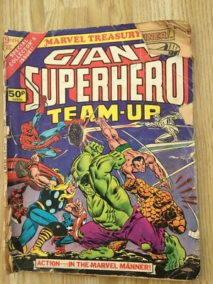 £2 • Buy Marvel Treasury Edition Giant Superhero 1976 Team-Up Special Collectors Issue