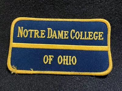 Vintage Notre Dame College Of Ohio Patch • $12.50