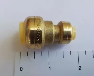 5 Pieces 1/2  X 1/4  Push Fit Reducing Coupling Lead Free Brass • $19.98