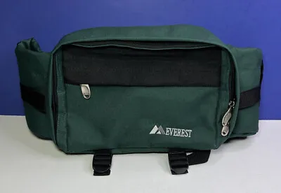 Vintage Everest Fanny Pack Hip Bag With Water Bottle Pouches Padded Adjustable • $16.99